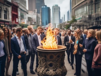 商贸行业，昵称与企业魅力的永恒之火