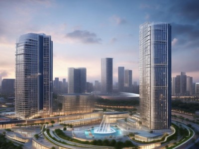 建设商贸中心项目规划图，构建现代商贸生态系统的新起点