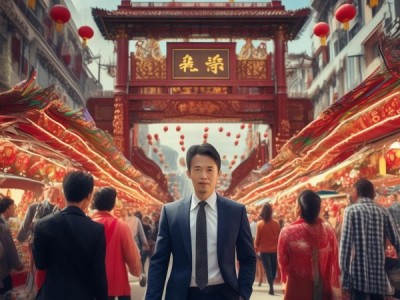 义乌商贸城四区，商界领袖与节日活动相映成趣