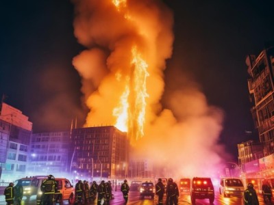 宜春国际商贸城发生着火事件，相关部门迅速反应