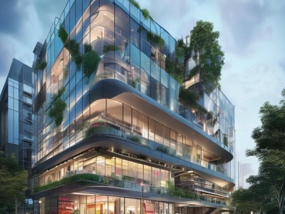 商贸大厦改扩建，商业中心的创新与发展