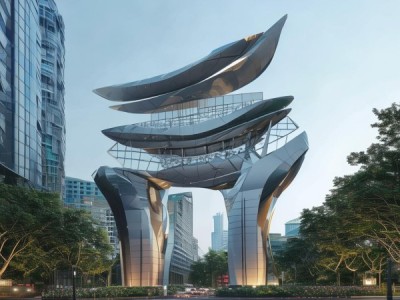 宾阳商贸城门重建项目，提升现代商业生态系统效率与可持续发展