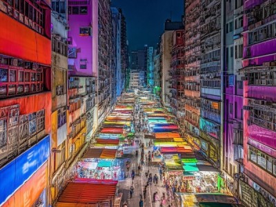 商贸城夜景解析，夜生活与商业的双重魅力