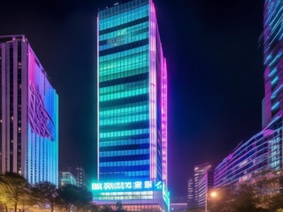 福州商贸大厦，neon 强调产业发展新机遇