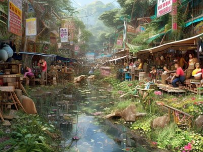南涧新闻民族商贸城，商业与自然的完美结合