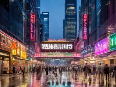 娄底市新合作商贸城，城市璀璨，商业繁华