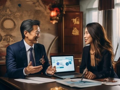 中英商贸合作采访，商议与合作的精彩瞬间