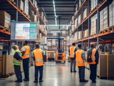 凯静商贸 warehouse management in action