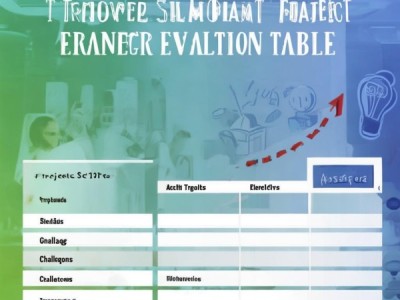 商贸展会项目绩效评价表，助力企业创新与优化