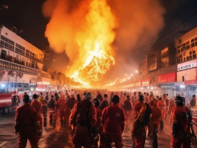 四川达州商贸城火灾，多方救援，保障生命安全