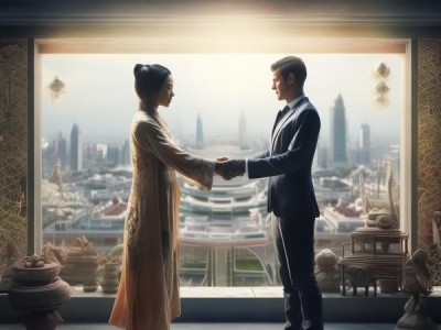 中外商贸合作握手，新时代的文明之交