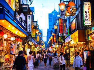 视觉盛宴与城市困境，富士商贸街