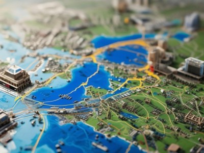霍尔果斯中哈商贸合作区地图，连接中欧的商贸枢纽