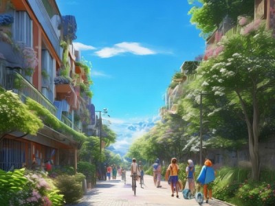 蓝天街，绿色生活的新起点