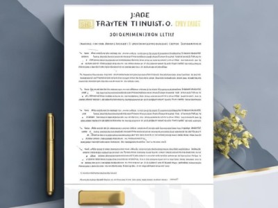 商贸行业工作推荐信模板，提升商务能力的必修课