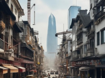 安顺商贸街拓宽，工程与未来的想想