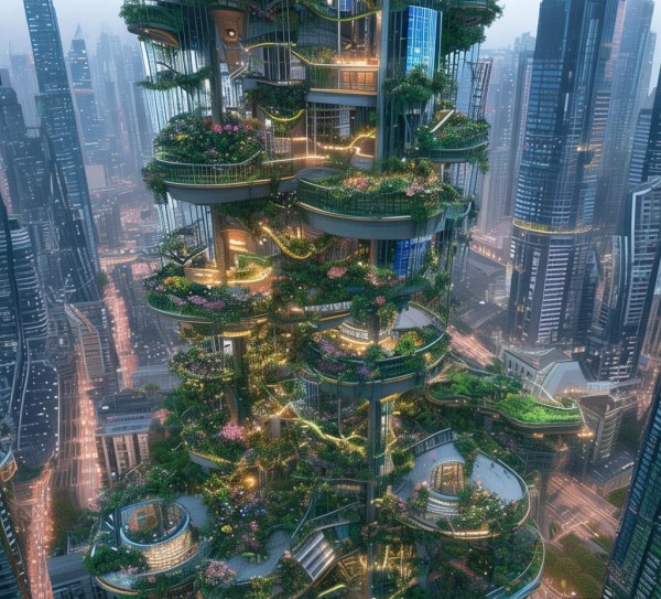 空中花园,临空商贸城的空中城市智慧 空中花园,临空商贸城的空中城市智慧