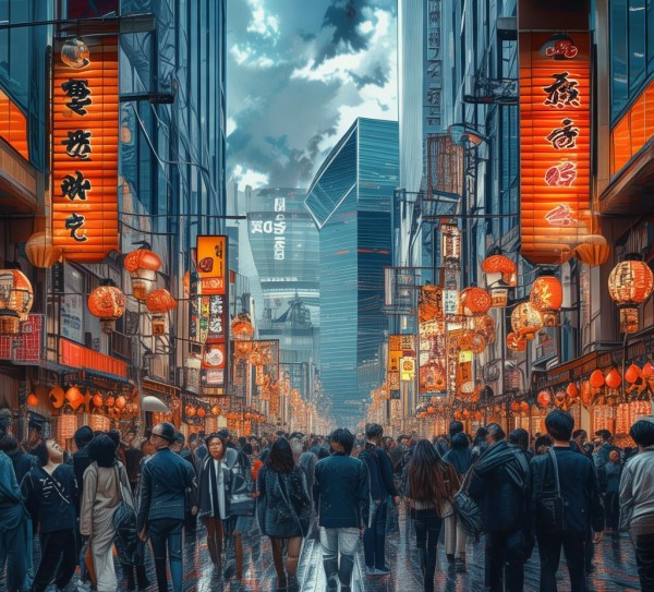 在金融大潮中,富士商贸街,一个创新与变革的见证 在金融大潮中,富士商贸街,一个创新与变革的见证