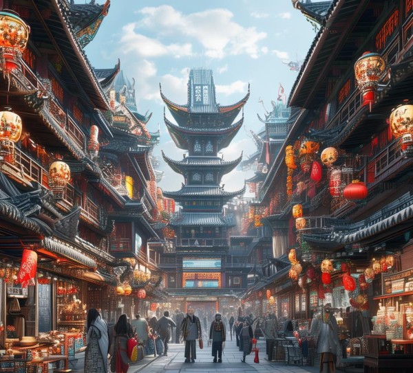 诗经商贸城,千年智慧与现代创新的完美融合 诗经商贸城,千年智慧与现代创新的完美融合