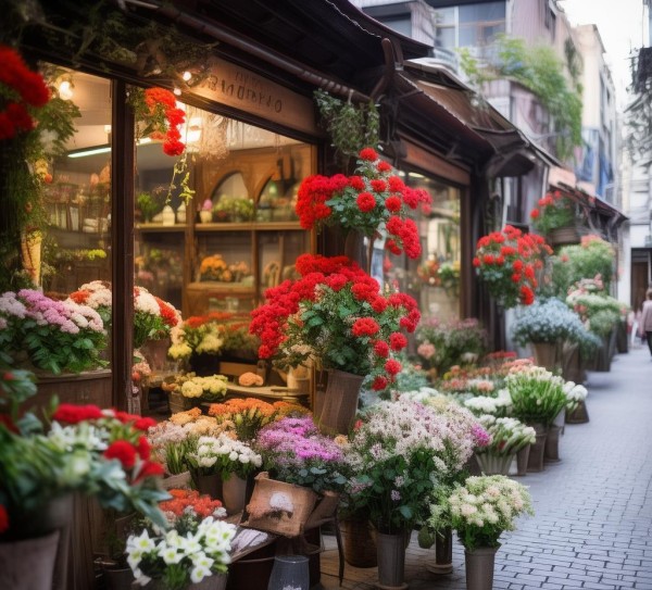 花店，商贸行业的独特存在