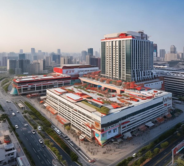 威海白马义乌商贸城,商贸城与城市对话 威海白马义乌商贸城,商贸城与城市对话