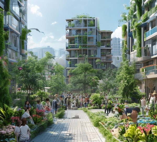 大冶商贸小区翻新,科技与绿色与市民共在 大冶商贸小区翻新,科技与绿色与市民共在