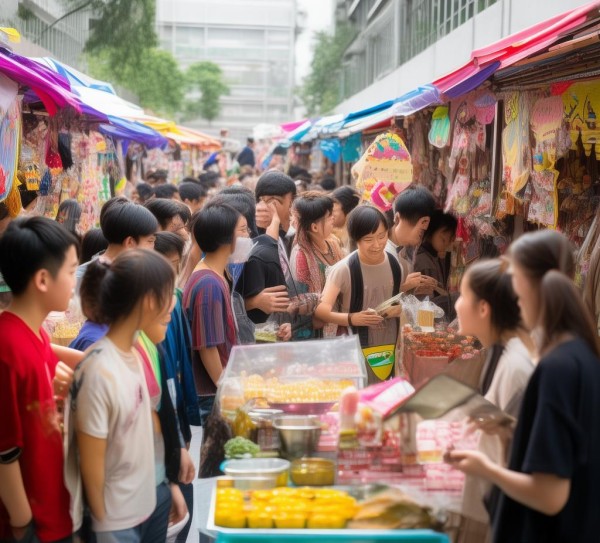 学校的商贸集市,多元互动,价值传递 学校的商贸集市,多元互动,价值传递