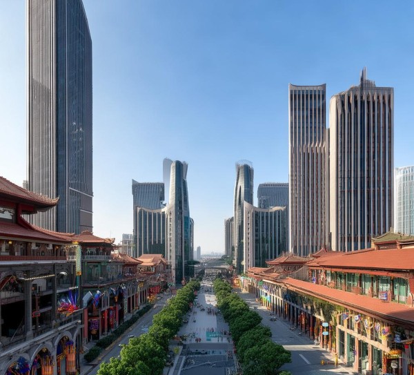 东方大道与高原商贸城,商业新地标 东方大道与高原商贸城,商业新地标