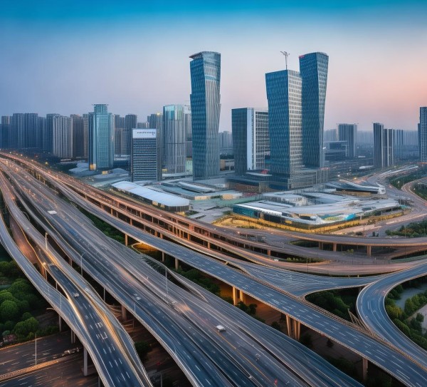 余姚国际商贸城,连接城市经济的 highways 余姚国际商贸城,连接城市经济的 highways