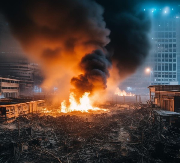 宜春国际商贸城着火事件，原因与影响