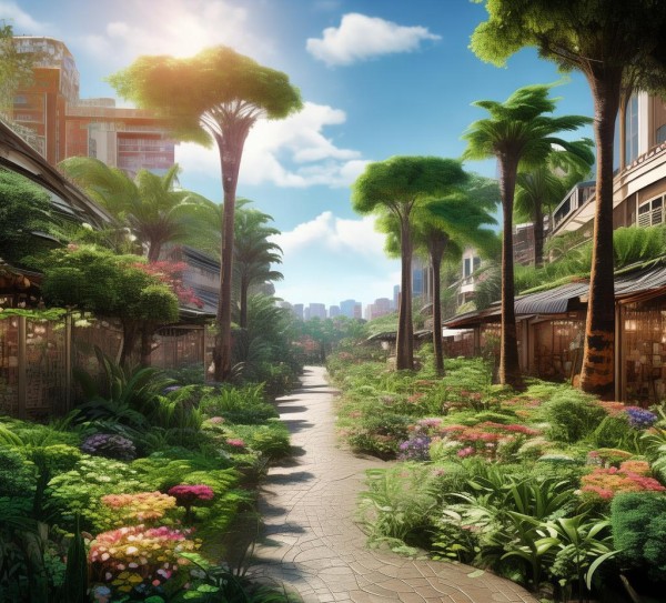 城市花园商贸，Ansible City’s Green Haven