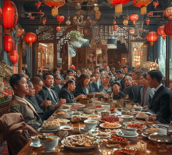 商贸商会中秋茶话会，商海情怀，商道更新