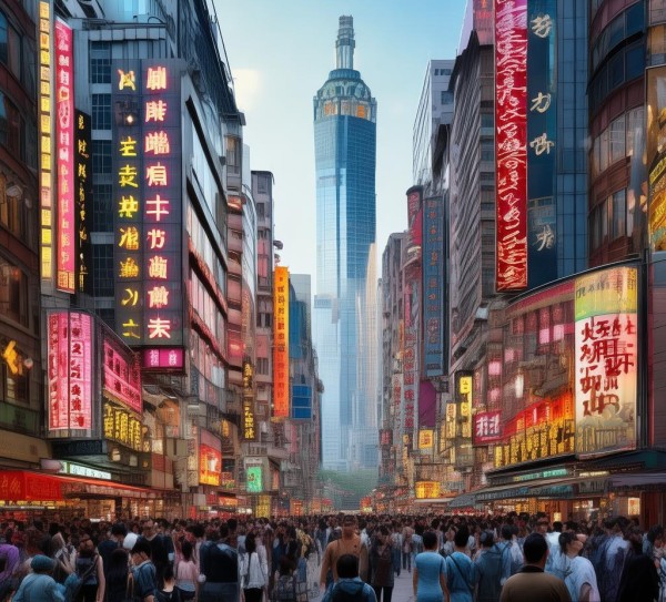义乌新闻商贸城，商业中心的崛起