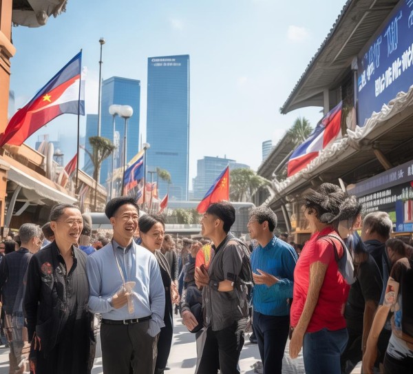 华南商贸中外合作，深化合作，构建开放格局
