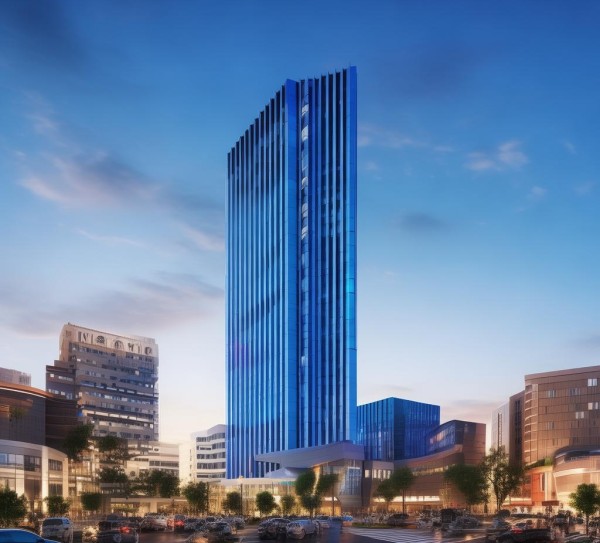 蓝 Harrisonburg市蔚县商贸综合体项目，助力 navigating经济新格局