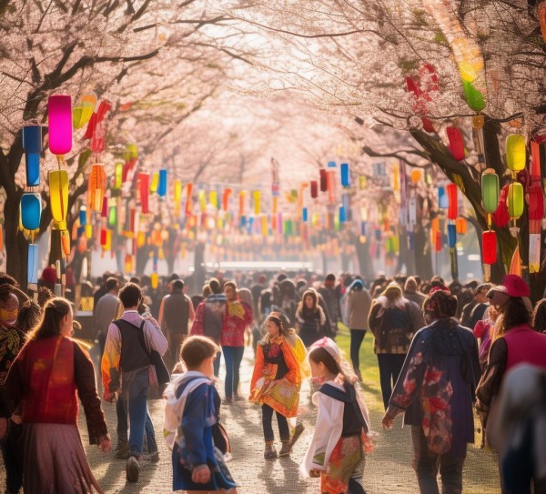 annual festival highlights—春意盎然迎游客