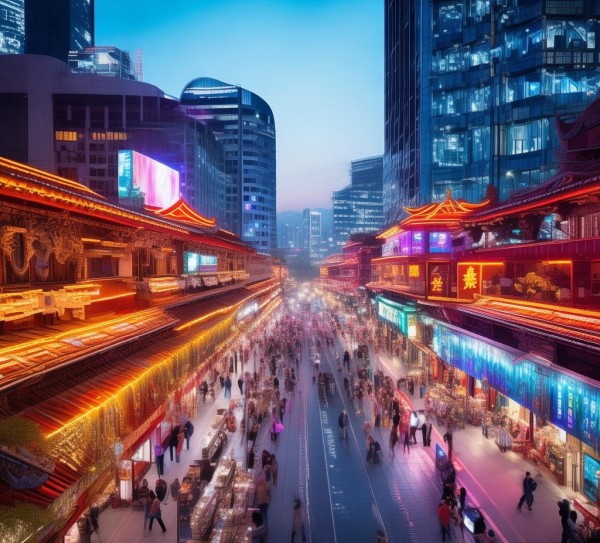 东方之光—义乌商贸国际城，商业与科技的融合