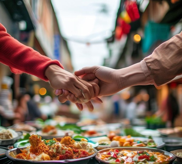 携手共享美食，促进两国商贸合作与发展