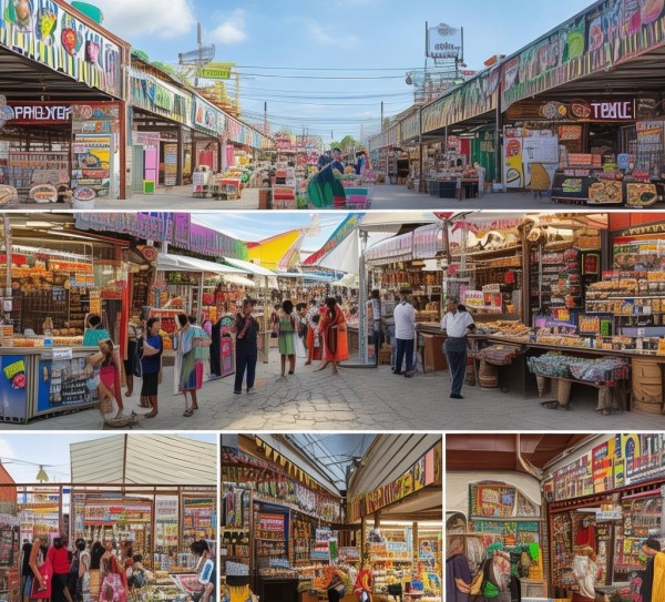 一场搞遍的旅游商贸场所有什么项目？