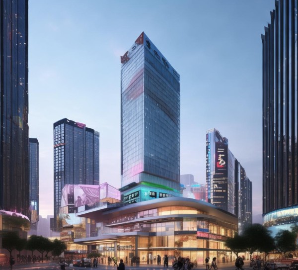 宝地商贸城,现代商业中心的象征 宝地商贸城,现代商业中心的象征