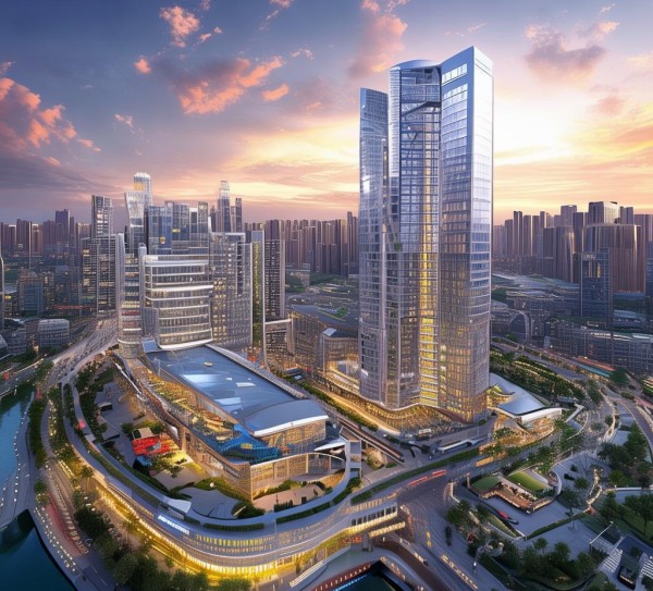 新港商贸城，未来商业中心的重塑