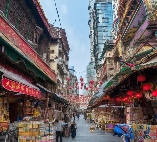龙南商贸街,商业与艺术的完美融合 龙南商贸街,商业与艺术的完美融合