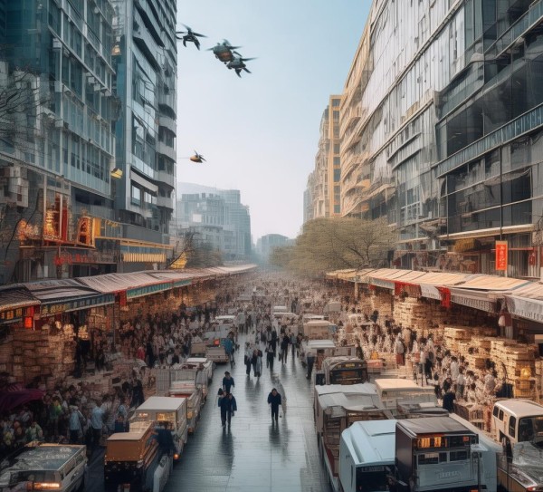 京津冀商贸城，integrating logistics and commerce in the bustling heart of Beijing and Gaokao capital