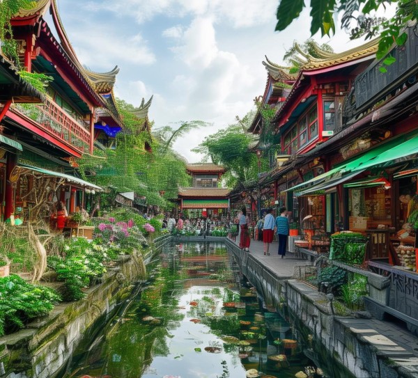 东洲商贸城，商业与生态的完美结合