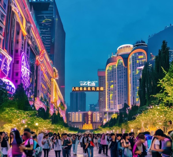 彬州市商贸宾馆，活力无限，吸引游客到此一游