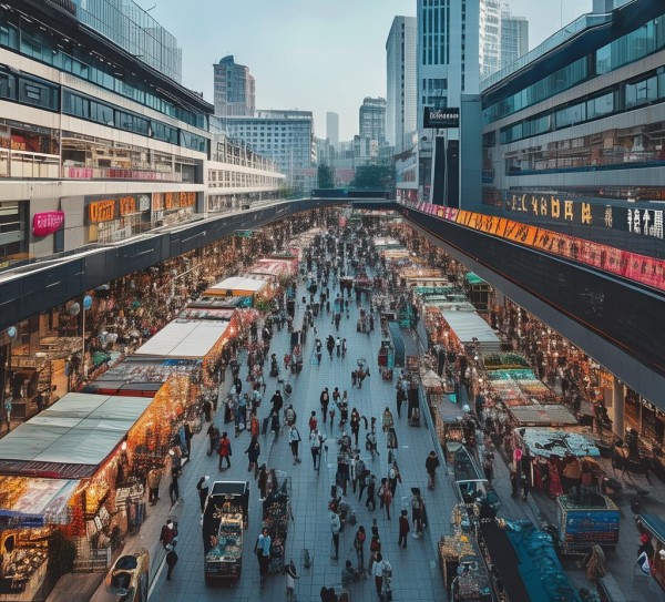 永州万发世纪商贸城，dynamics of retail and business in a changing economy
