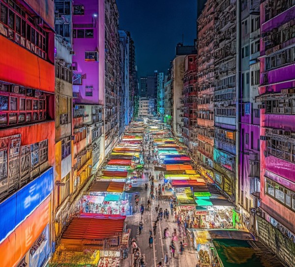 商贸城夜景解析，夜生活与商业的双重魅力
