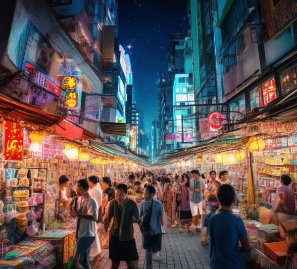 商贸夜市，一场现代商业文化的狂欢