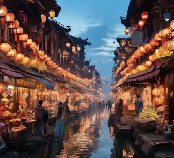 东明综合商贸城，人间烟火，商海如流
