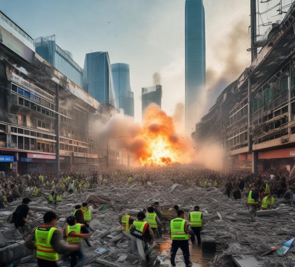 中山商贸城，一场令人震惊的爆炸事件